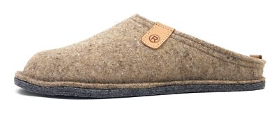 Rohde Lucca-H Herrenschuhe Pantoletten Hausschuh Beige Freizeit