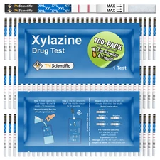 TN Scientific (XYL) Drug Test Strips [100Pack] - Powder, Liquid, & Urinalysis
