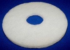 20" White Super Polishing Floor Pads Box of 5