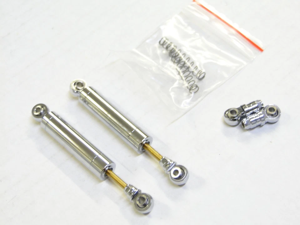 NEW RC4WD TRAIL FINDER 2 Shocks Rear 80MM Billet SILVER TF2 Toyota WD13Y - Image 2 of 3