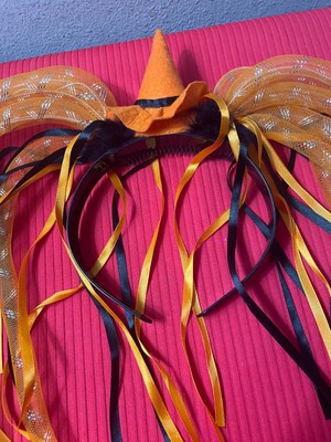 HALLOWEEN Orange & Black HEADBAND