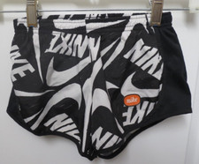 Nike Swim Shorts Youth XS X-Small Black White Swoosh