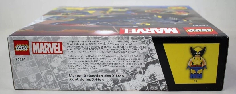 LEGO DISNEY MARVEL XMEN 97 X-JET 76281 PLANE CYCLOPS ROGUE WOLVERINE MAGNETO NIB - Image 4 of 4