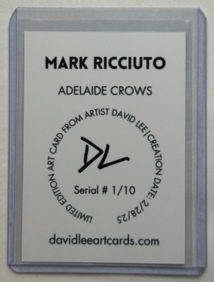 Mark Ricciuto Limited Edition Artist Signed 