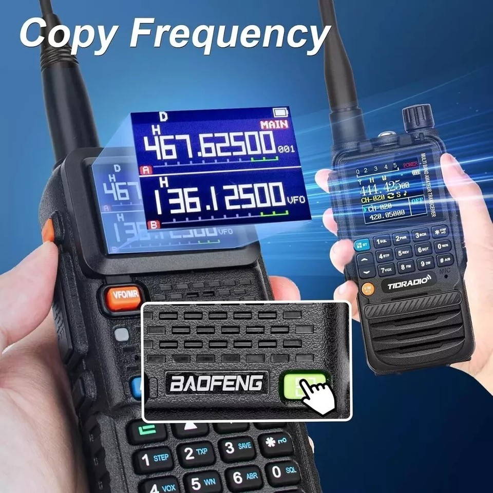 Digital Handheld Radio Scanner Fire Police VHF FM EMS Ham 2 Way ...