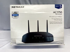 Netgear AC1750 Smart WiFi Router802.11 AC Dual Band Gigabit Black R6350-100NAS