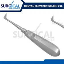 Dental Elevator Seldin #1L Surgical Denture Instruments Stainless German Grade