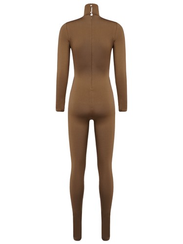 Body donna manica lunga finto collo tuta intera unitard base strato pagliaccetto - Foto 58 di 93