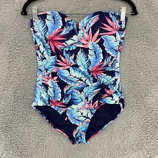 Tommy Bahama Swimsuit Womens 8 One Piece Flor...