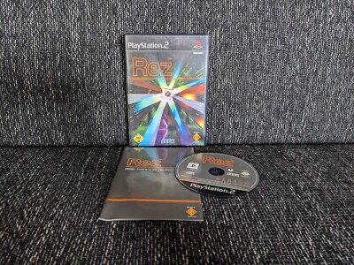 Rez Playstation 2 mit Anleitung Getestet Ps2 UK SEGA OVP Gut
