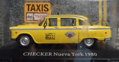 taxi Cheker New York 1980 TAXIS OF THE WORLD TAXIS DEL MUNDO