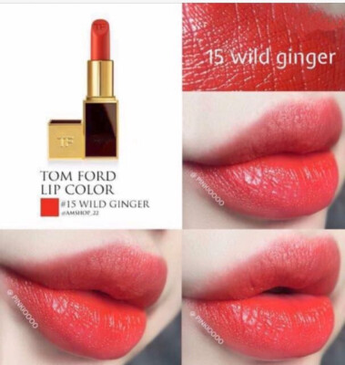 Tom Ford Lip Color #15 WILD GINGER Matte SATIN FINISH RED Lipstick