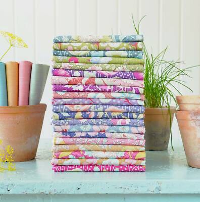 GARDENLIFE BAUMWOLLSTOFFSORTIMENT von Tilda * 20 Designs * Quilten * Basteln * Dre...