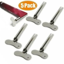 5 Stainless Steel Tube Toothpaste Squeezer Key Wringer Easy Squeeze Tools