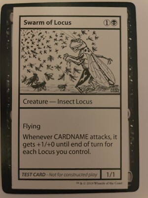 MTG Swarm of Locus Mystery Booster - Test Cards (No Symbol) | eBay MTG Swarm of Locus Mystery Booster - Test Cards (No Symbol) | eBay