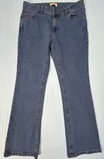 Blue Mountain Women's Jeans Size 12, Mid-Rise, Stretch Straight Leg