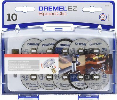 Dremel SC690 EZ SpeedClic Trennscheiben Aufspanndorn-/Schneide-Set Metall