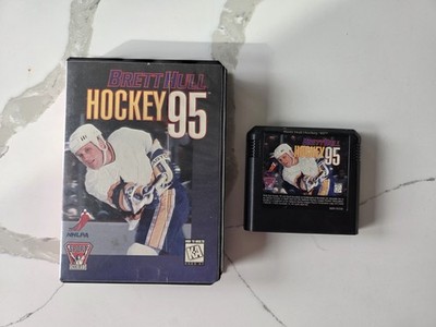 Brett Hull Hockey 95 (Sega Genesis) Video Game  , Tested NO Manual