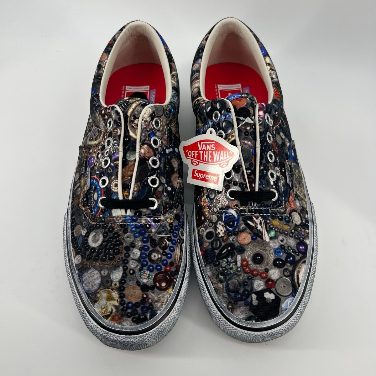 Sz 11.5 - Supreme Mike Kelley Vans Era Black Low Top New Deadstock