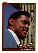 1991 Topps #502 Eric Swann NM-MT RC Rookie Cardinals