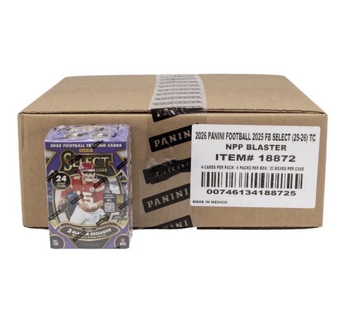 2025 Panini Select Football Blaster Box Case Factory Sealed New (20 ...