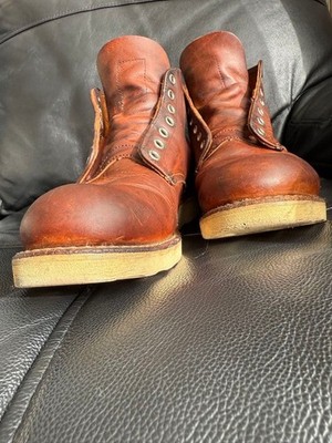 Red Wing 9111 Boots Leather Brown US:7.5D From Japan 057771d | eBay