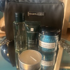 Temple Spa Mini Pamper Gift Set. Brand New & In Branded Zip Up Pouch.