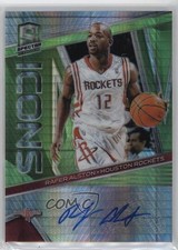 2018-19 Panini Spectra Icons Neon Green Prizm 7/49 Rafer Alston #IA-RAL Auto 1gt