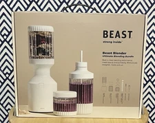 Beast Blender – 1000W Personal Countertop Smoothie & Shake Maker – White - New