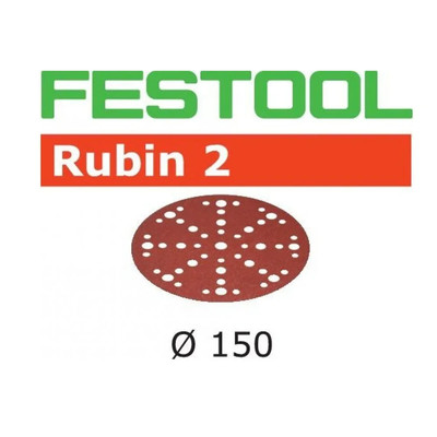 Festool 575181 150mm Rubin 2 P100 MJ2 Disc Abrasives, 10 ct