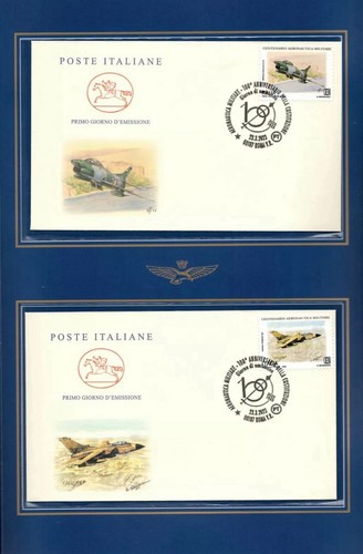 ITALIA 2023 100 ANNI AERONAUTICA MILITARE ITALIANA FOLDER COMPLETO - Foto 4 di 7