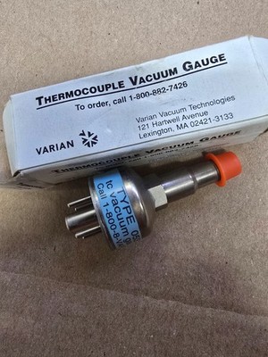 Varian Type 0531 TC Thermocouple Vacuum Gauge 1/4'' NPT Vacuum 4-Pin Connector