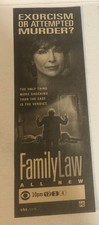 Family Law Tony Danza Dixie Carter Chris MacDonald Vintage Print Ad Tpa33