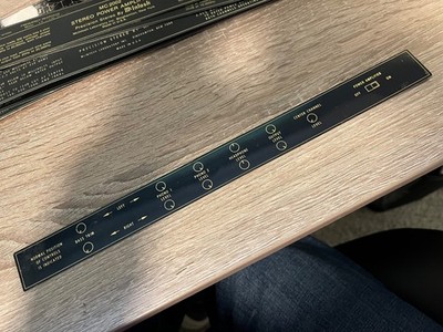 McIntosh C28 Top Apron Control Label