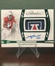 2025 Panini Flawless Collegiate Tetairoa McMillan Green Rookie Patch Auto /5 RC