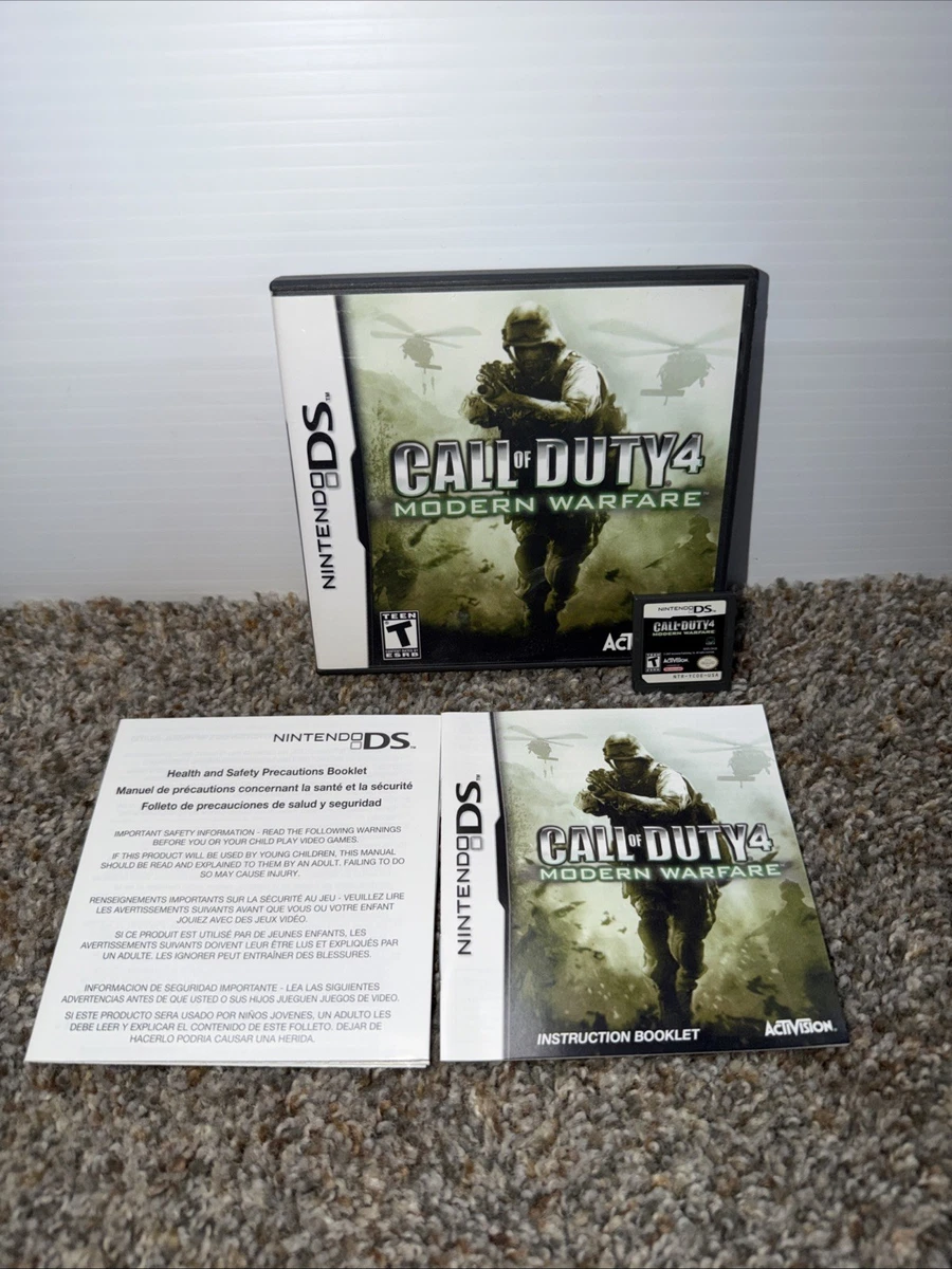 Call of Duty 4: Modern Warfare Shooter Nintendo Video Games for