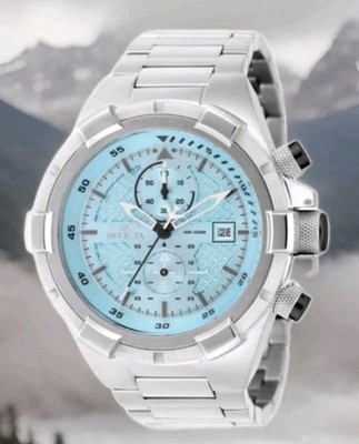 Invicta Aviator Falcon Men's Watch - 50.5mm, Steel Blue NIB New  
