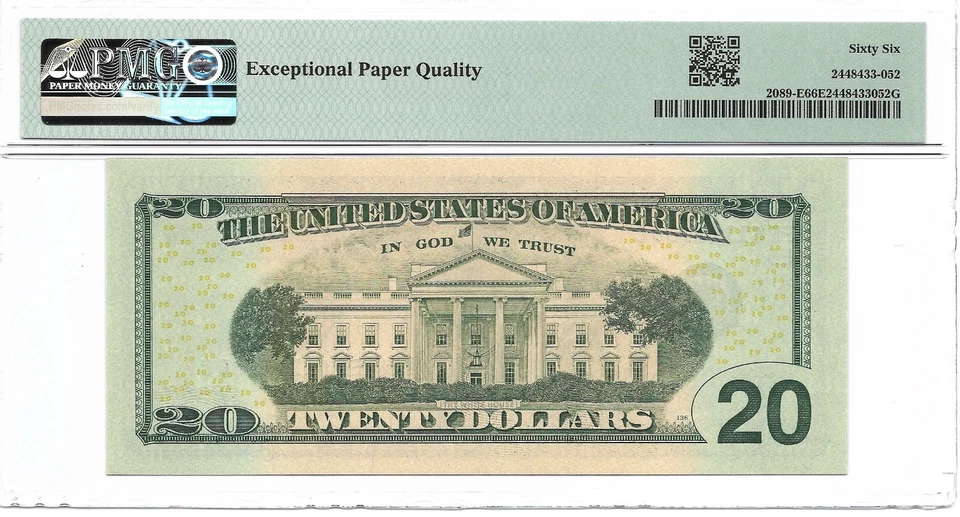 2004 $20 RICHMOND FRN. PMG GEM Uncirculated 66 EPQ Banknote. - Image 2 of 2