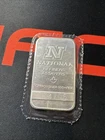 Vintage 1 Troy Oz .999 Fine Silver Bar National Refiners Ounce Rare (C)