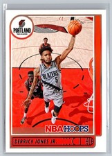 2021-22 Hoops #131 Derrick Jones Jr. Portland Trail Blazers
