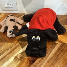 2 Vintage 1985 Tonka Pound Puppy Large And Small