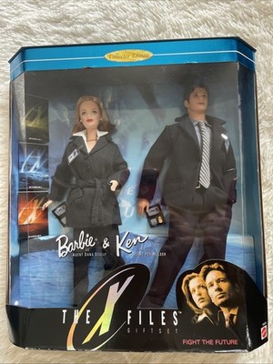 1998 Mattel #19630 Barbie & Ken The X-Files Giftset Collector Edition Dolls New