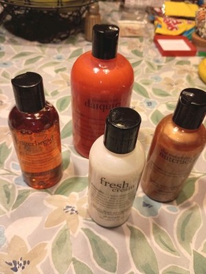 Philosophy 3 In 1 Shower Gel Lot Of 4 Rare Passion Fruit Daiquiri Fresh Cream