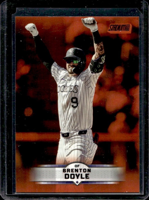 2025 Topps Stadium Club Brenton Doyle Bronze Foil #23 Rockies
