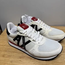 READ** Size 7 Armani Exchange Giorgio Armani Shoes Navy XUX017 XCC68 K488 No Box