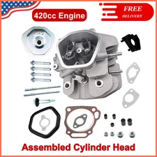 JJing Assembled Cylinder Head Compatible W/ Harbor Freight Predator 420cc Engine