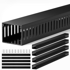 95in 4x L23.6in Professional Server Rack Cable Management Raceway, Large Ca...