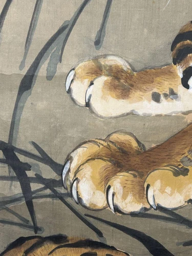 Tiger Hanging Scroll With Box - Picture 7 of 16