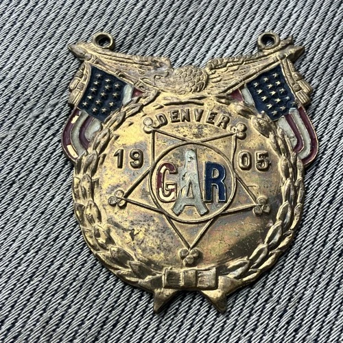 Vintage GAR Grand Army Republic 39th National Encampment Denver 1905 Medal