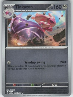 Tinkaton 098/132 (Reverse Holo) ME01: Mega Evolution